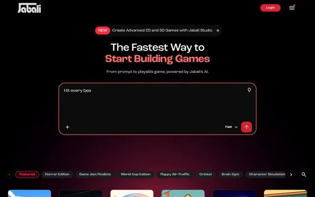 Jabali website screenshot