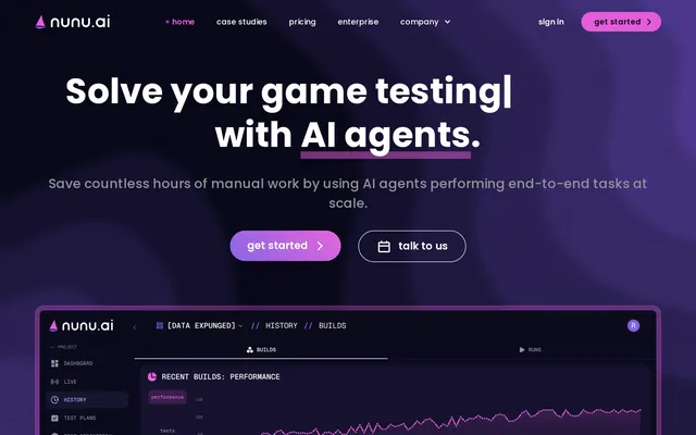 nunu.ai website screenshot